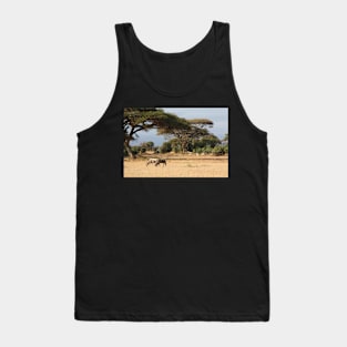 Wildebeest. White Race, Kenya. Tank Top